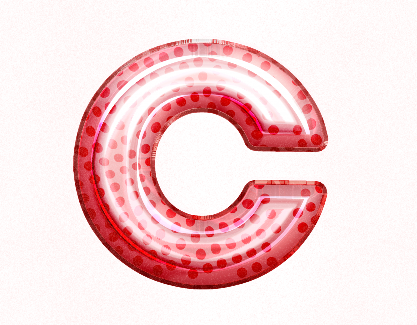 Balloon Style Letter C - Number - Free Transparent PNG Download - PNGkey