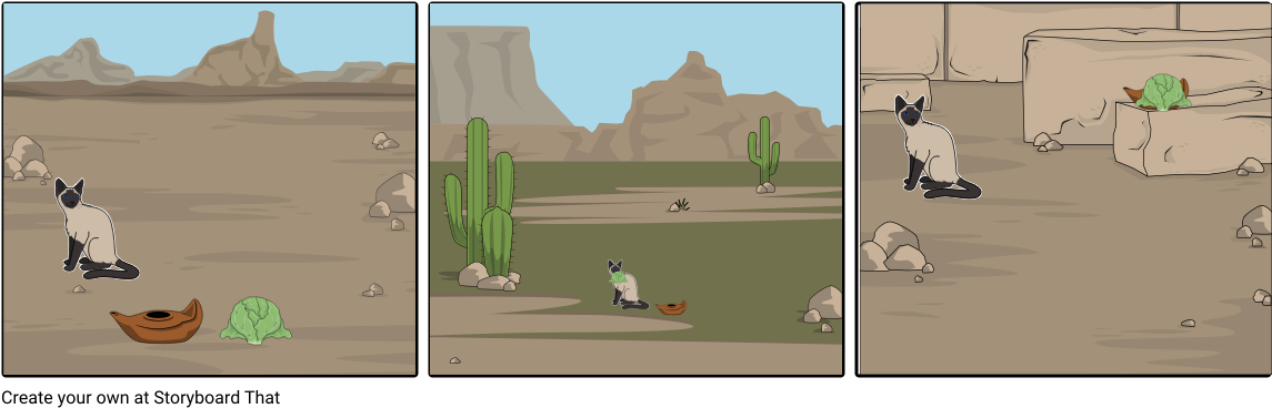 Kittens And Spinach On Clay - Cartoon (1164x385), Png Download
