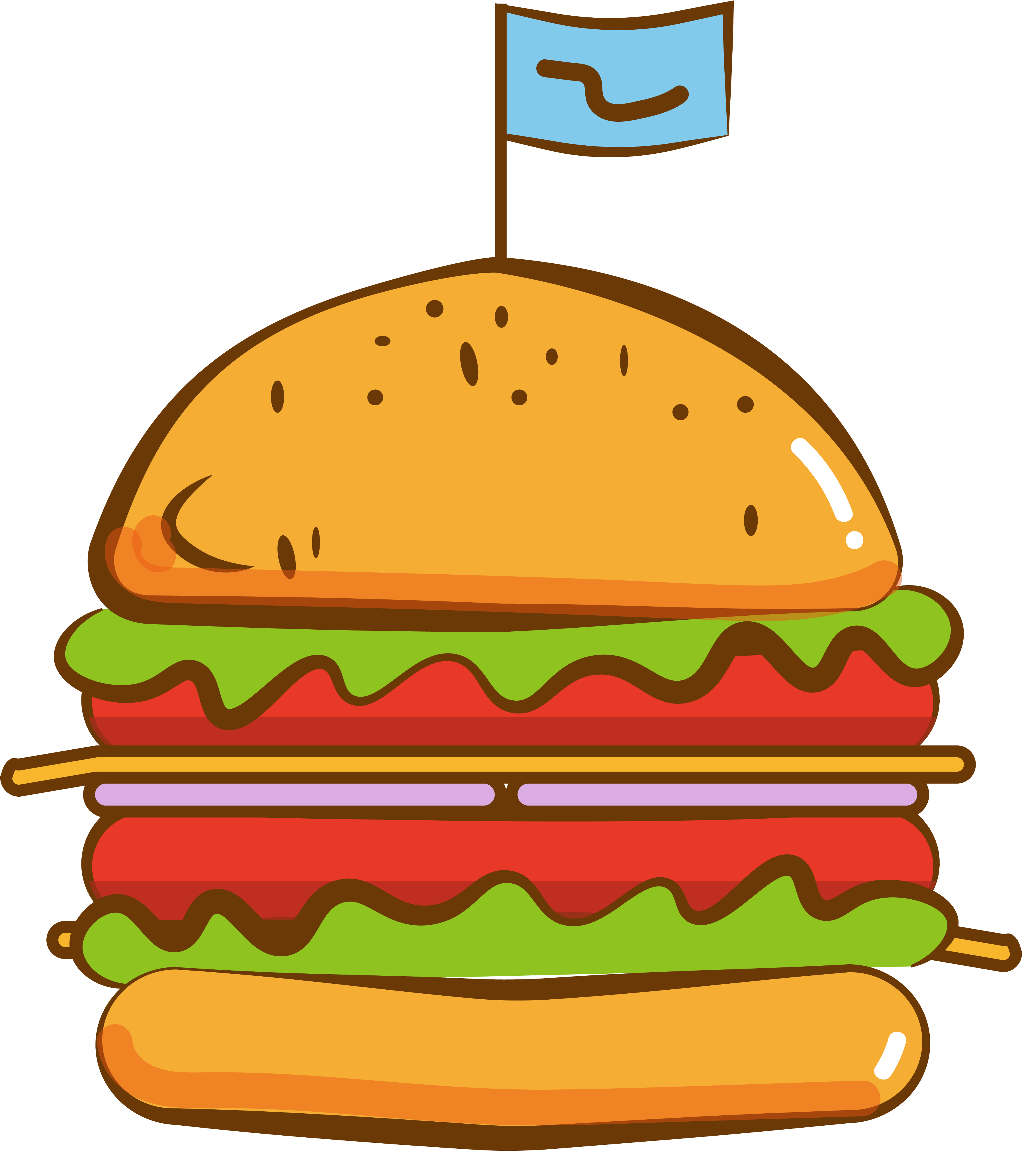 Download Burger Fast Food Cuisine Png And Vector Image PNG Image with No  Background 