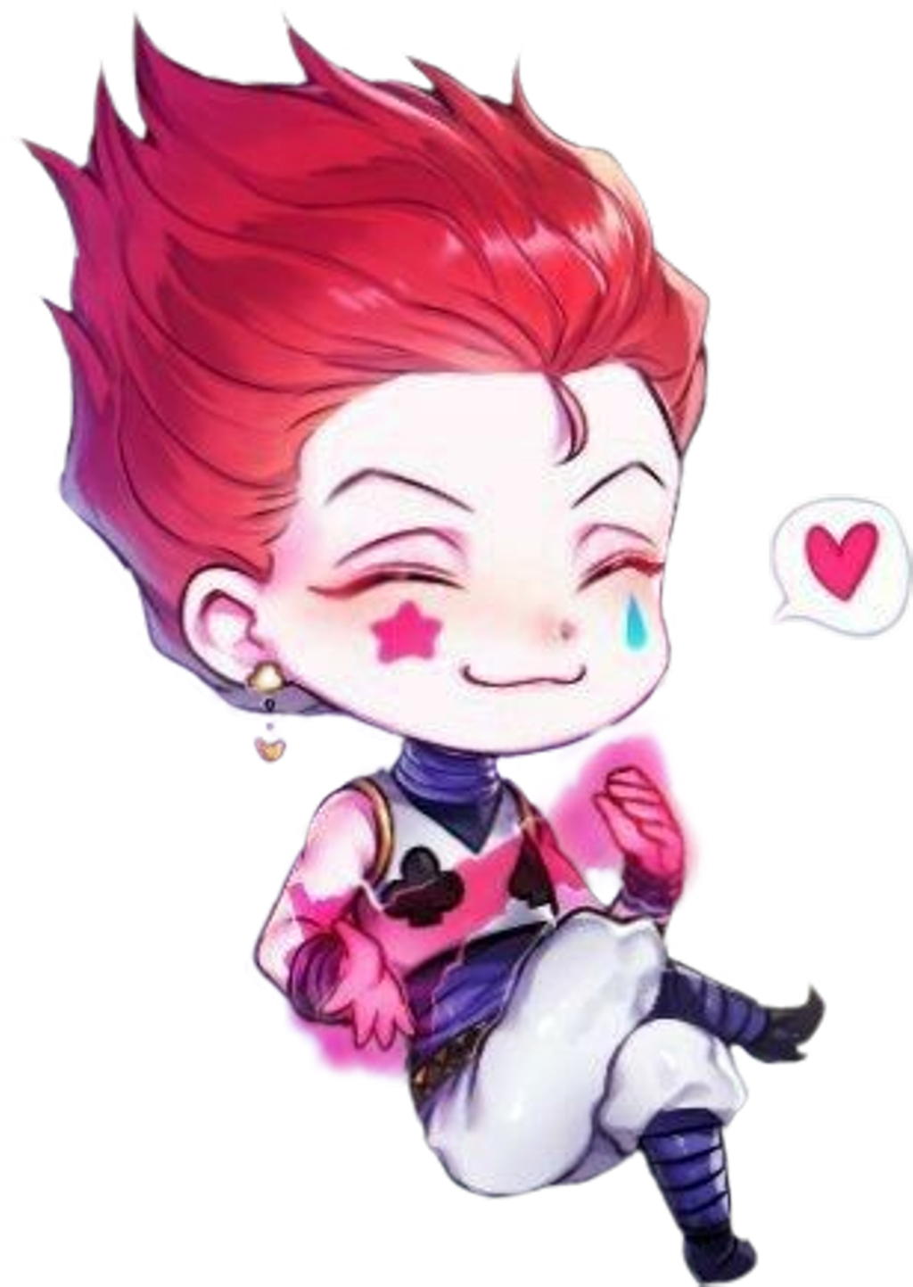 Hisoka Sticker - Free Transparent PNG Download - PNGkey