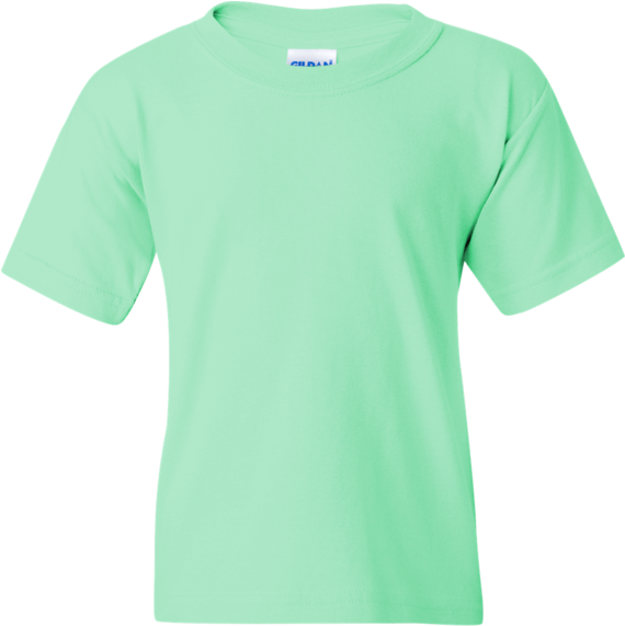 green t shirt plain