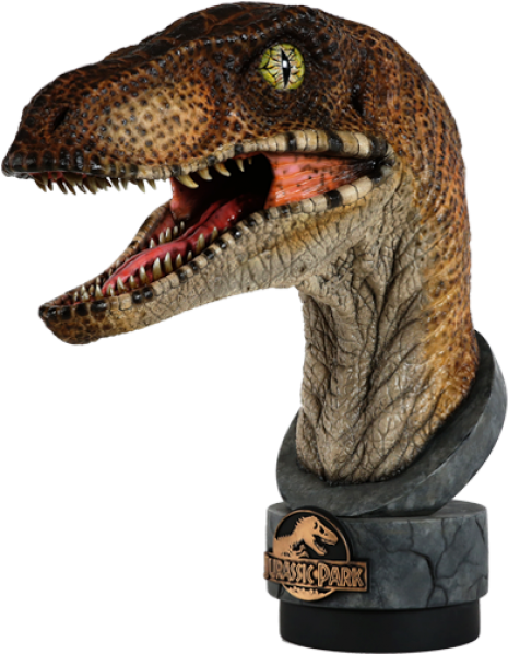 Out Of Stock Jurassic Park™ - Jurassic Park Raptor Bust - Free ...