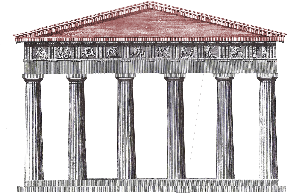 Download Pediment - Roman Temple PNG Image with No Background 