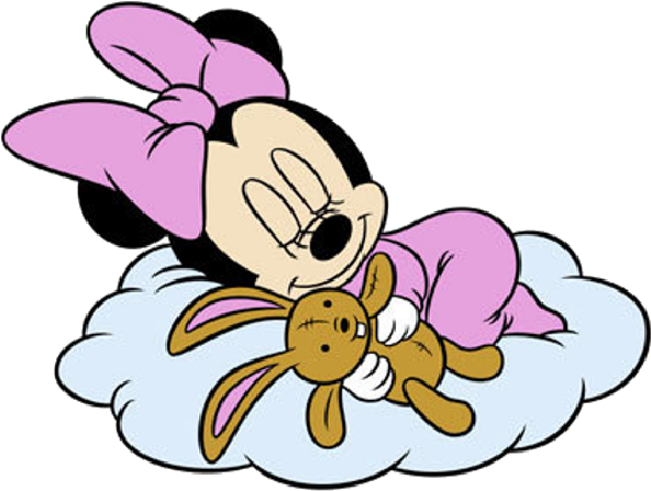 Baby Minnie Mouse Sleeping - Free Transparent PNG Download - PNGkey