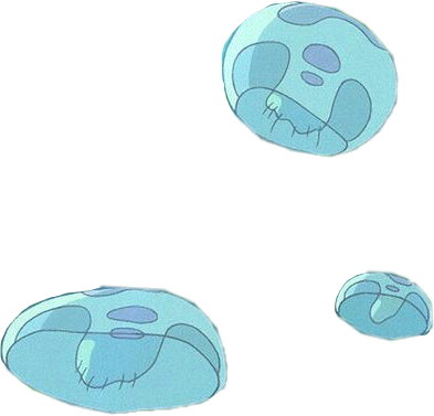 Scjellyfish Sticker - Cute Jellyfish Ponyo - Free Transparent PNG