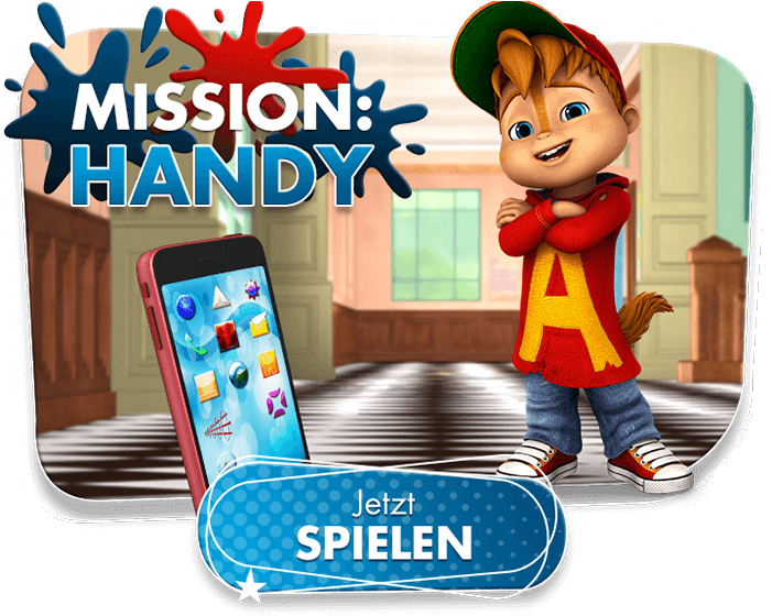 Handy Mission - Alvin Und Die Chipmunks Toggo (804x563), Png Download