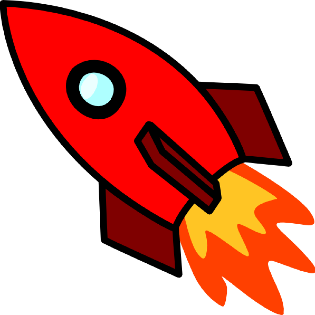 Download Rocket Clipart Red Rocket Clip Art At Clker Vector - Red ...