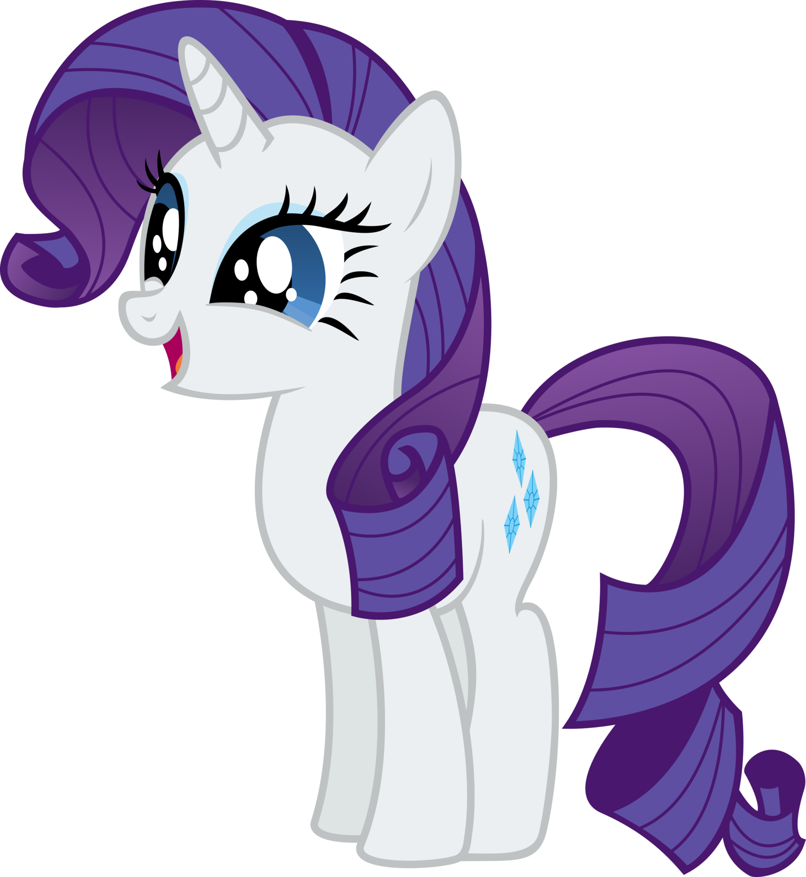 Happy Rarity - Rarity Mlp - Free Transparent PNG Download - PNGkey