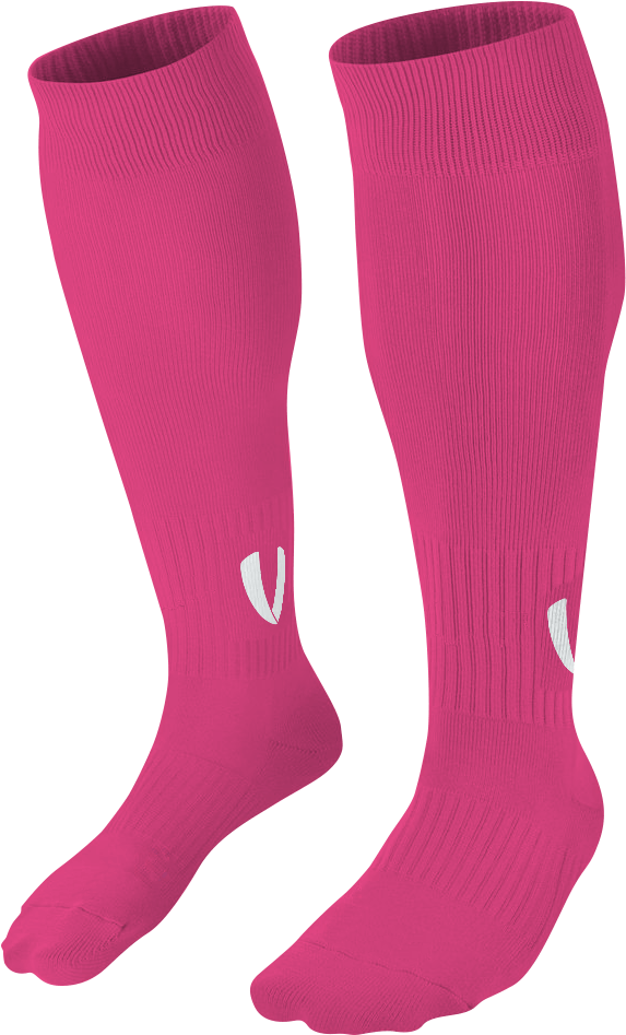 Download Performance Socks - Pink - Long Black Football Socks PNG Image ...