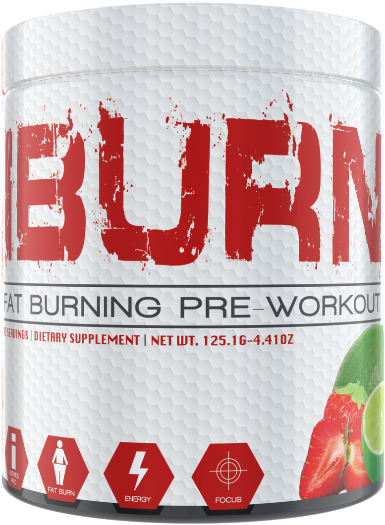 Iburn Preworkout Powder- Strawberry Lime - Exxon (1200x1200), Png Download