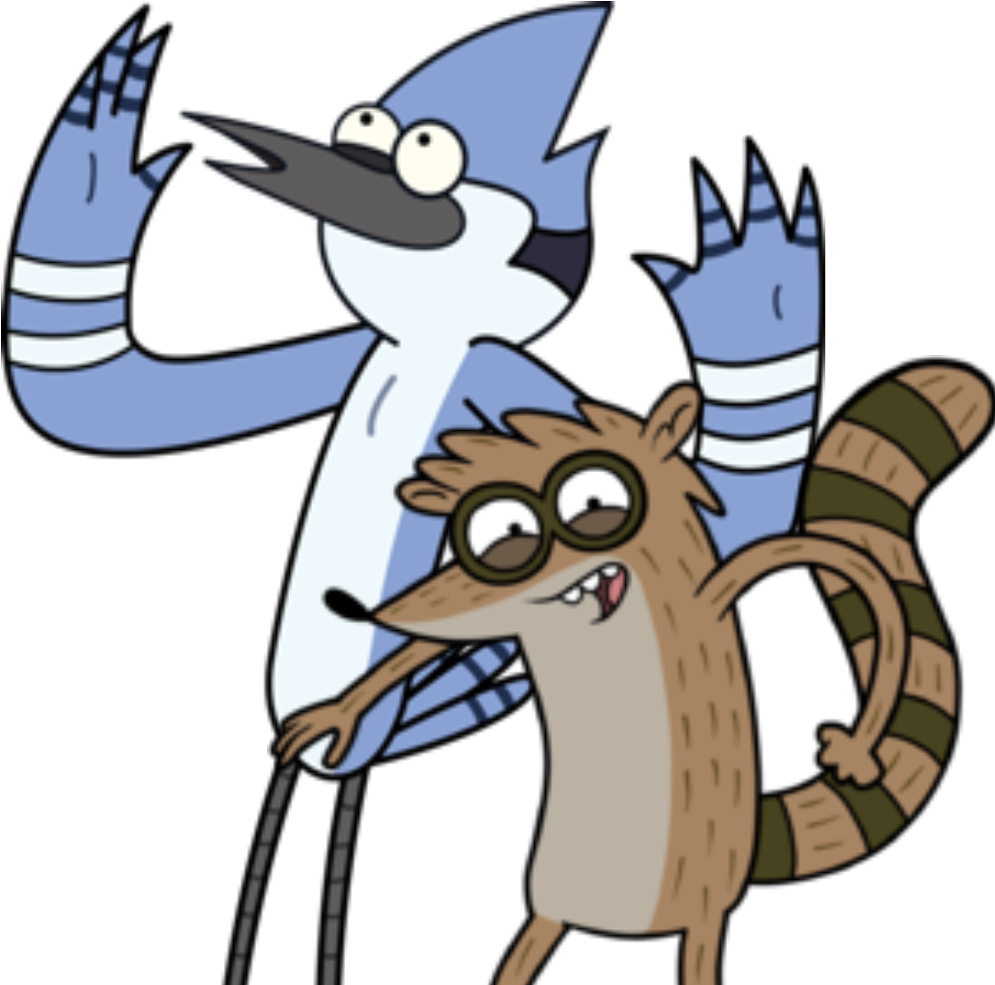 Mordecai And Rigby Rigby Regular Show Png Free Transparent Png