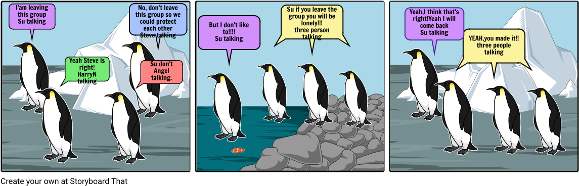 Download Comic Penguins - Talking Penguins PNG Image with No Background ...