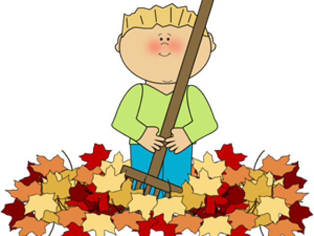 Fall Clipart Pile Fall Leaves - Raking Leaves Clip Art - Free ...