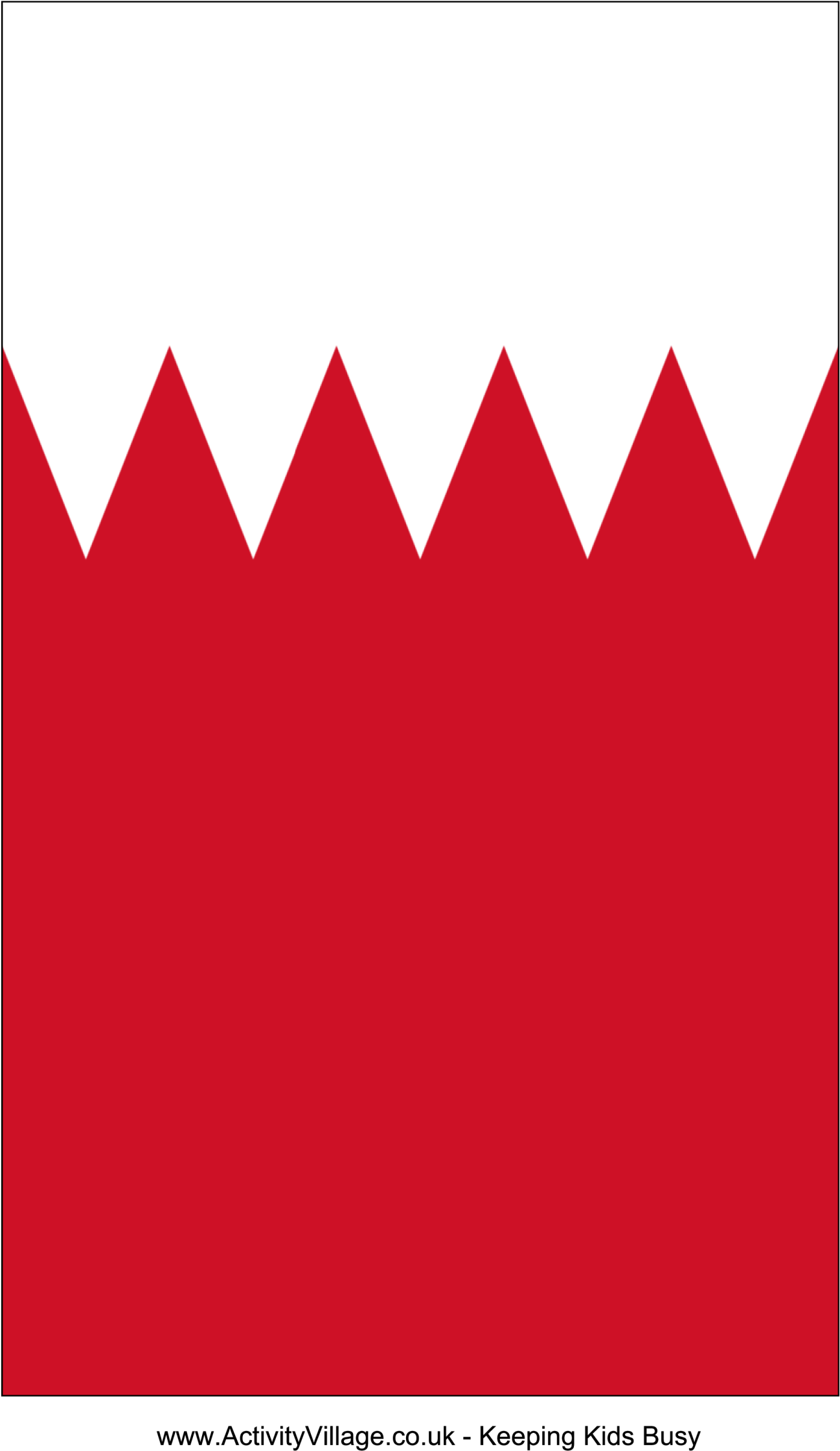 Bahrain Flag (1736x2455), Png Download