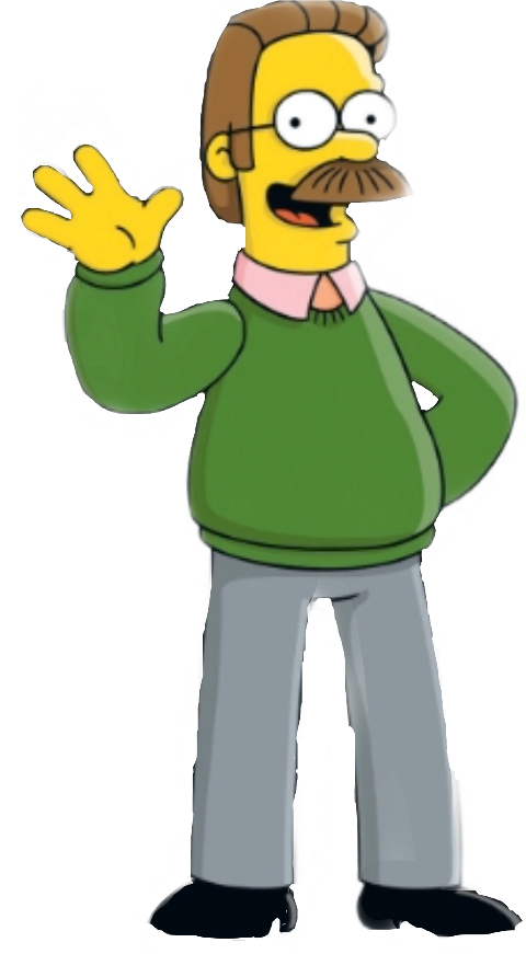 Download Free To Edit - Simpson Ned Flanders PNG Image with No ...