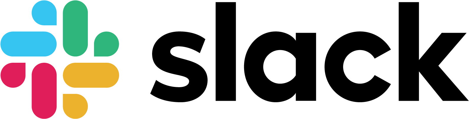 New Png Svg Vector Transparent Background - Slack Logo (1600x416), Png Download