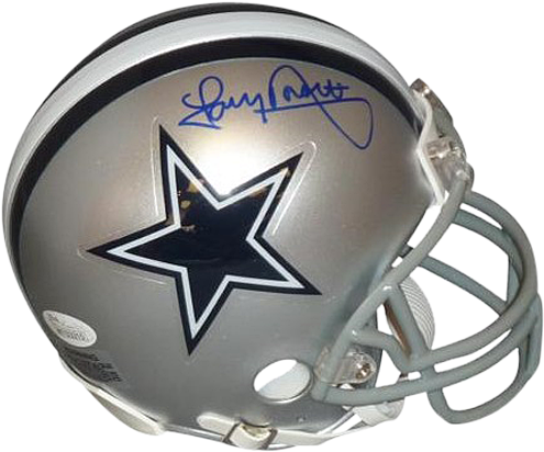 Download Signed Dak Prescott Mini Helmet - Silver Speed Jsa PNG Image ...