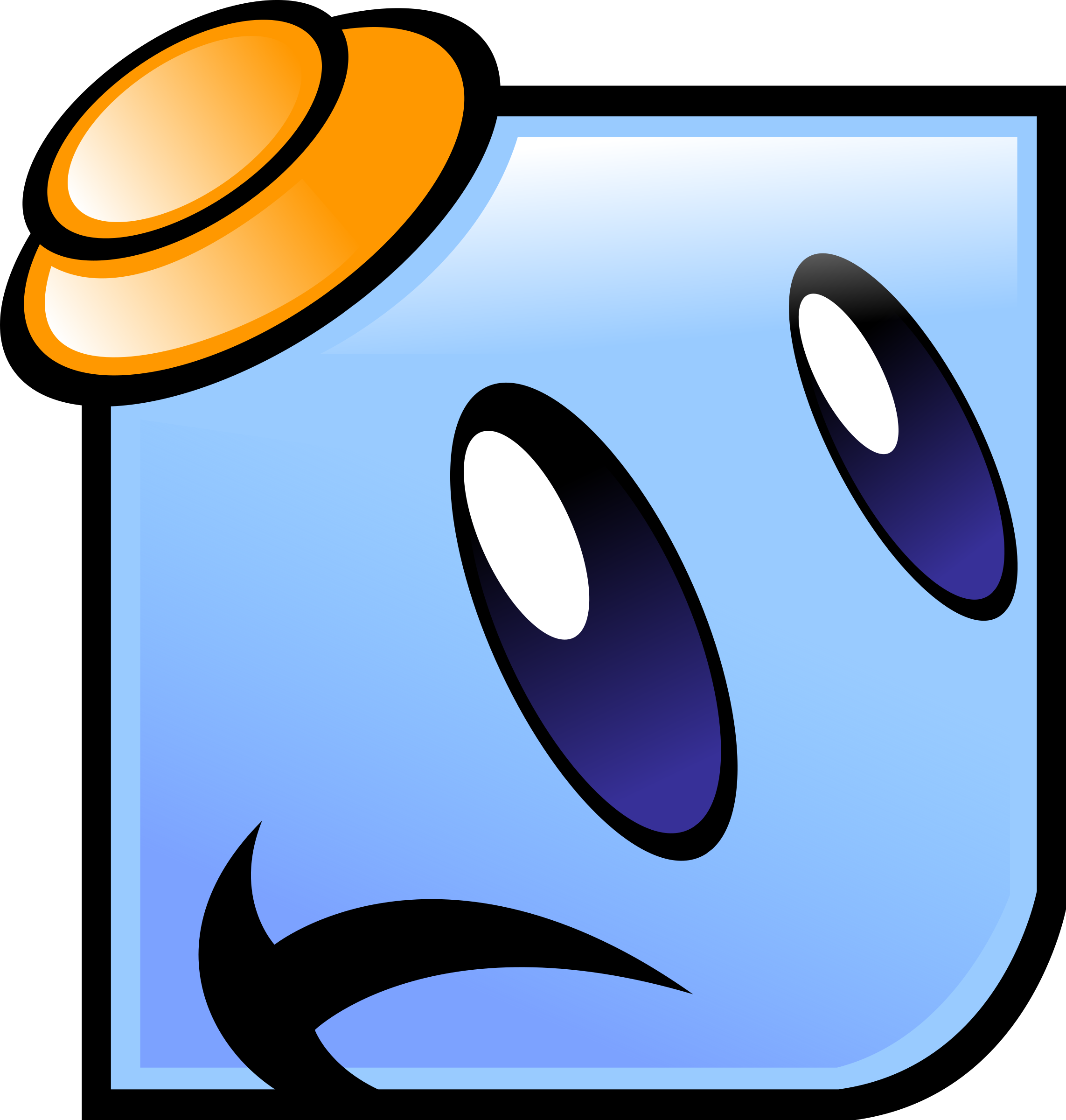 This Free Icons Png Design Of Cipy Smiley Sad (2285x2400), Png Download