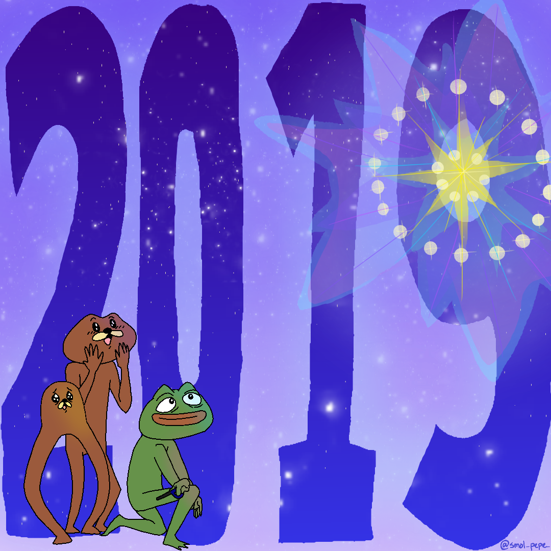 Happy New Year To Each And Everyone Feelsokayman 🎉🎊 - Bufo (1080x1080), Png Download