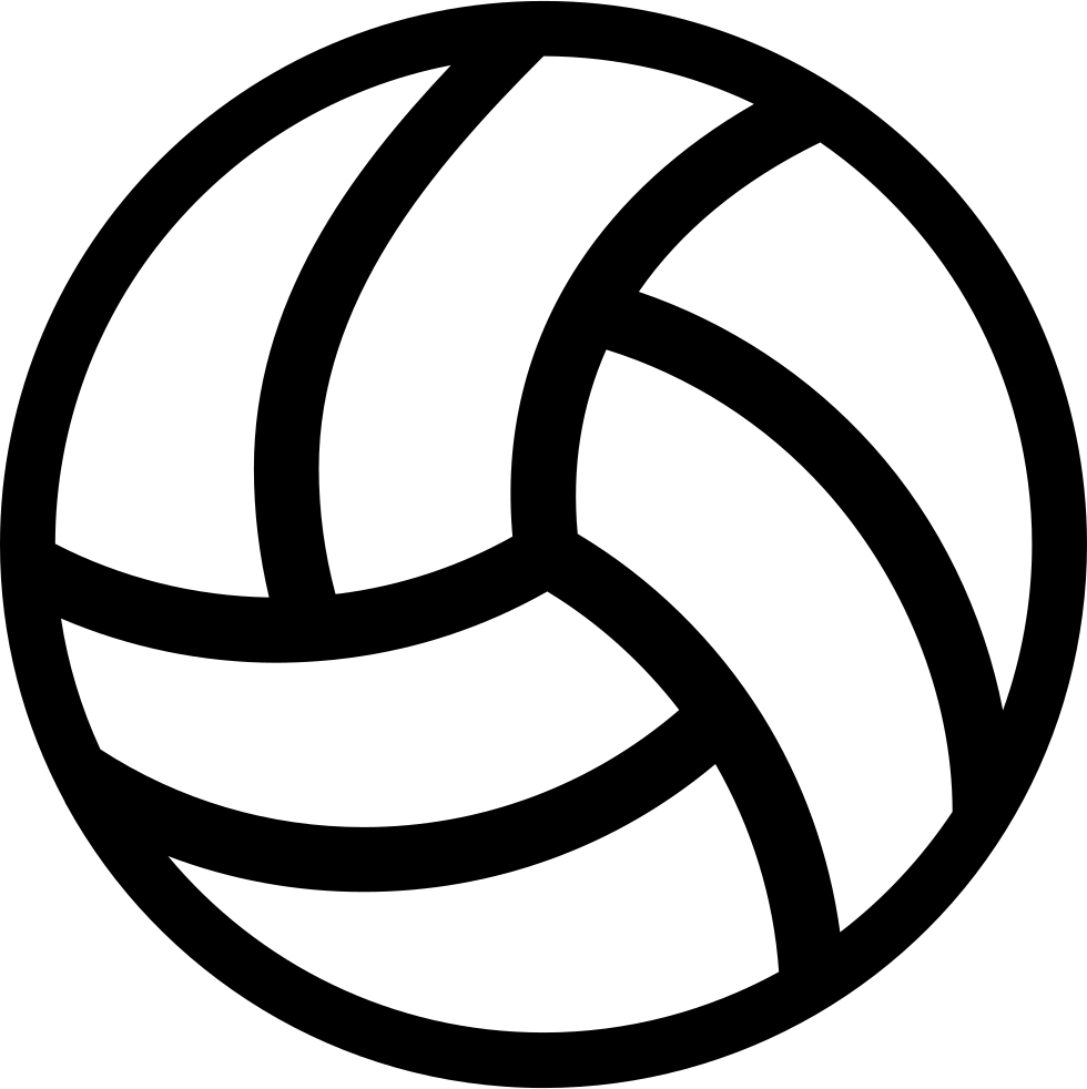 Download Png File Svg - Volleyball Ball Icon PNG Image with No ...