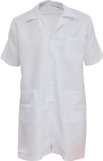 Download Ready Stock Su Lab Coat Male Short Sleeve Lc - Blouse PNG ...