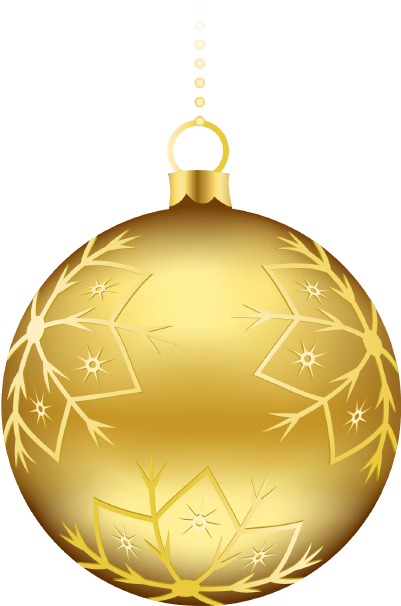 Christmas Ball Decorations 2 Messages Sticker - Gold Christmas Balls ...