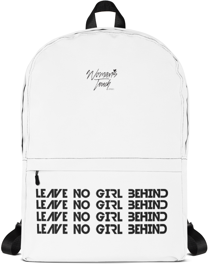 Lngb Womans Touch Apparel Logo Mockup Front White - Bag (1000x1000), Png Download