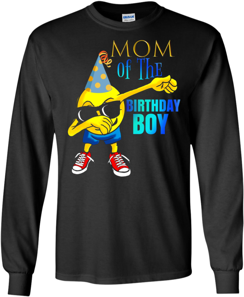 Download Dancing Dabbing Emoji Mom Of Birthday Boy Party Apparel ...