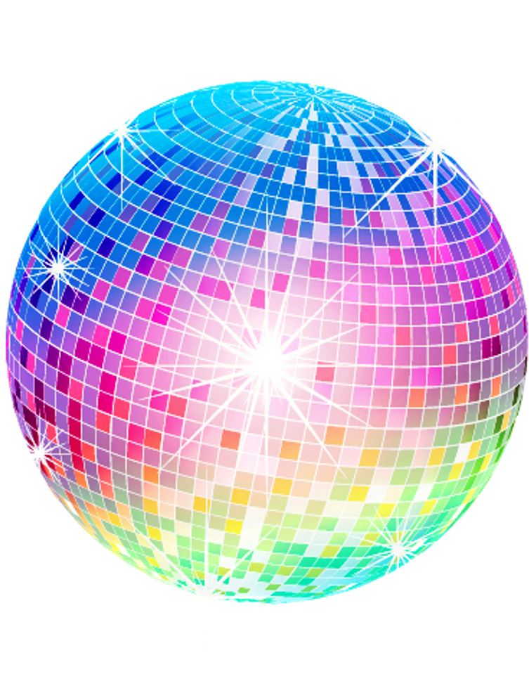 Download Disco Sticker - Disco Ball Vector Png PNG Image with No ...