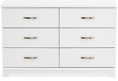 Image For White 6-drawer Dresser From Brault & Martineau - Drawer (519x804), Png Download