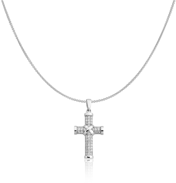 Download Fancy Gold Cross - Necklace PNG Image with No Background ...