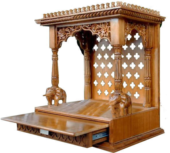 Download Other Products - Wooden Mandir PNG Image with No Background -  