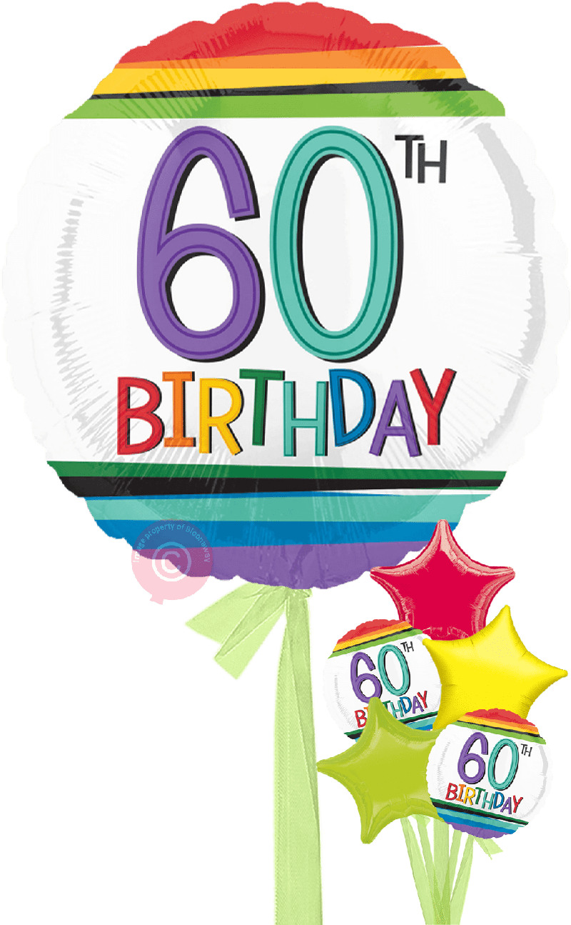 Bóng bay sinh nhật 60 sẽ là một lựa chọn hoàn hảo để trang trí không gian sinh nhật. Hãy xem hình ảnh liên quan để có ý tưởng cho việc trang trí sinh nhật độc đáo cho người mà bạn yêu quý.