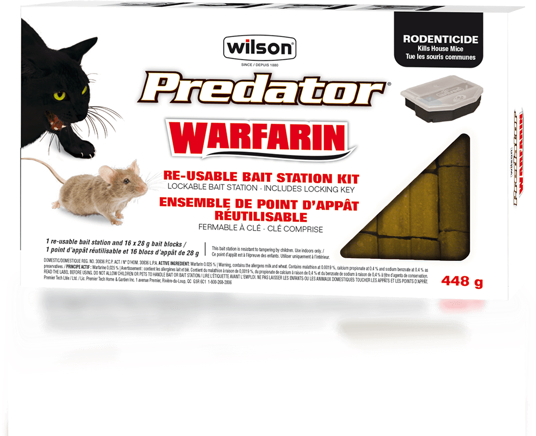 Wilson Warfarin Re-usable Bait Station Kit - Mice (1080x1080), Png Download