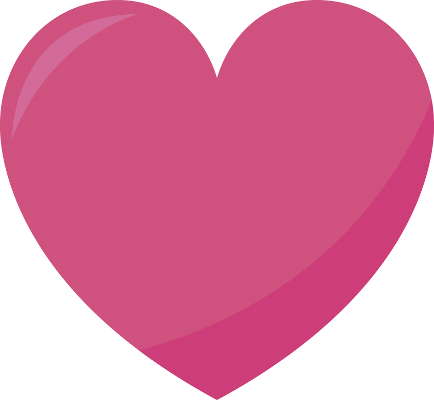 Heart (850x784), Png Download