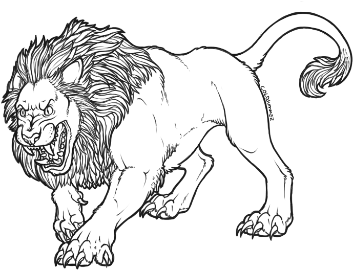 Download Linework Savage Lion Lioden Fadfceddcdeaadepng ...