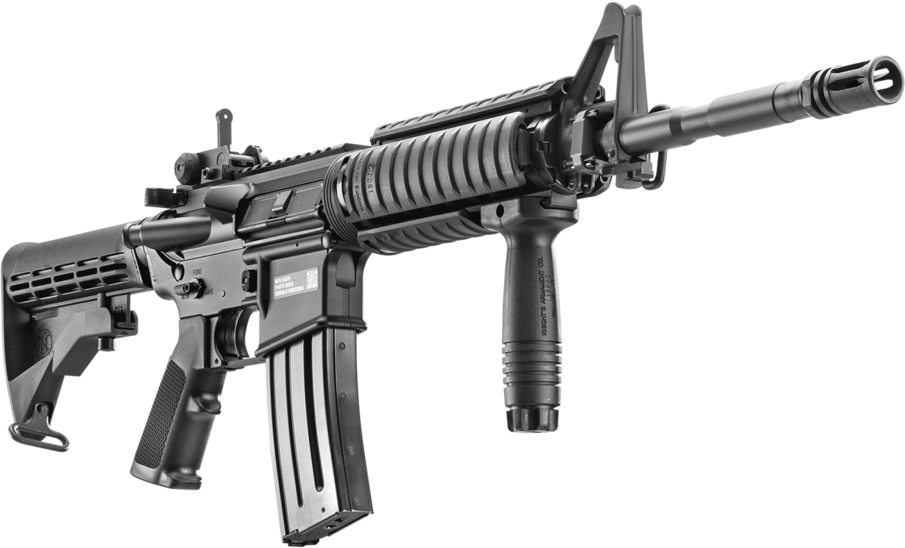 Ar 15 Assault Rifle - Free Transparent PNG Download - PNGkey