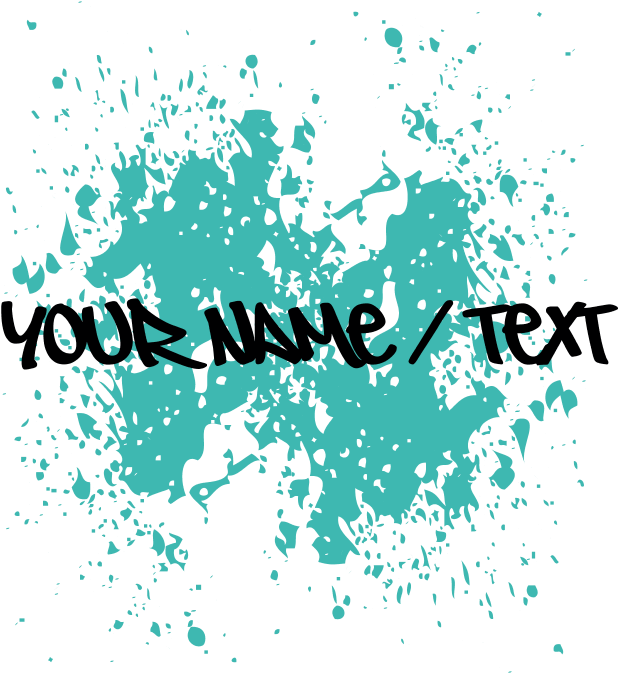Download Blue Paint Splatter Body Suit Calligraphy Png Image With No Background Pngkey Com