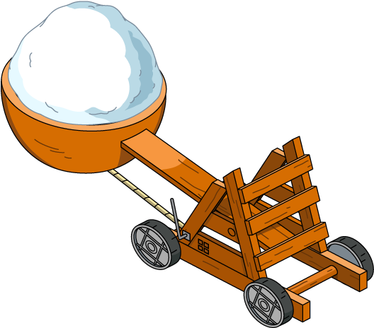 Snowball Catapult - Family Guy Quest For Stuff Decorations Wikia (882x883), Png Download