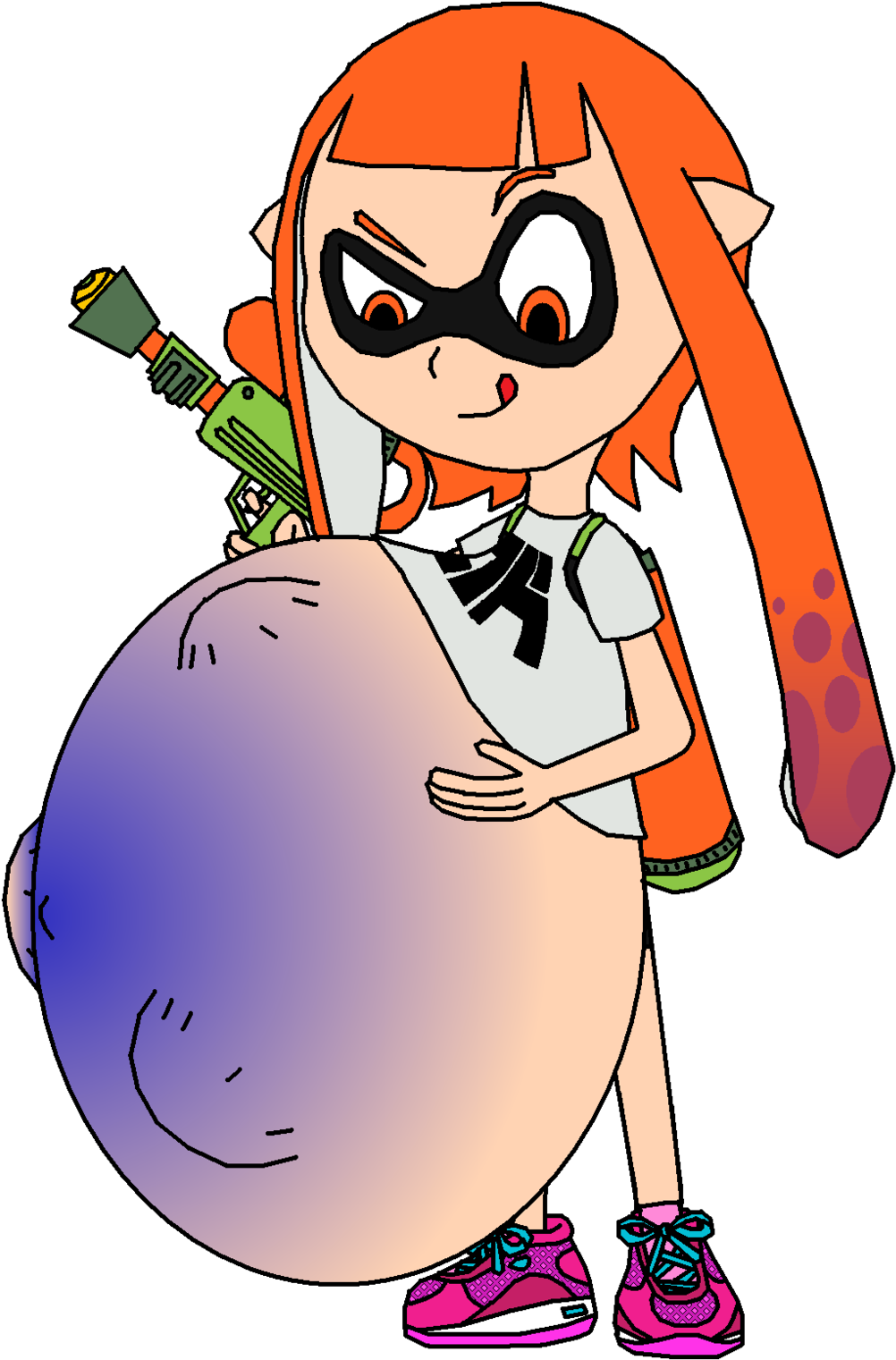 Belly 1024*1534 Transprent Png Free Download - Splatoon Inkling Girl ...