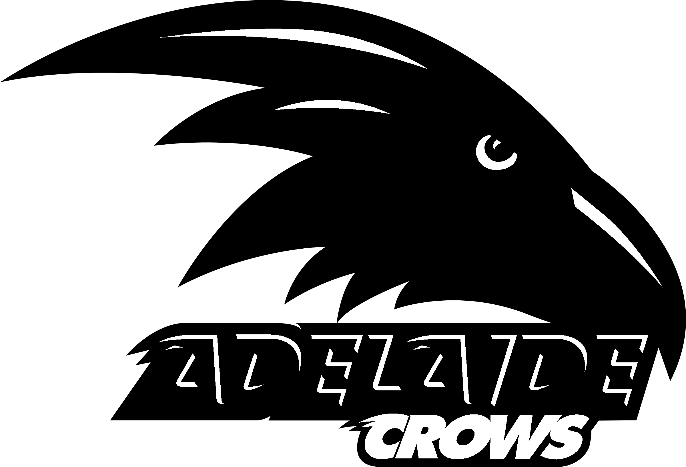 Download Adelaide Crows Logo Black And White Transparent Adelaide Crows Logo Png Image With No Background Pngkey Com