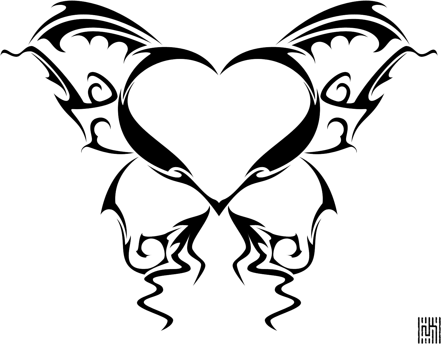 Broken Heart Tattoo Best HD Png Download  vhv