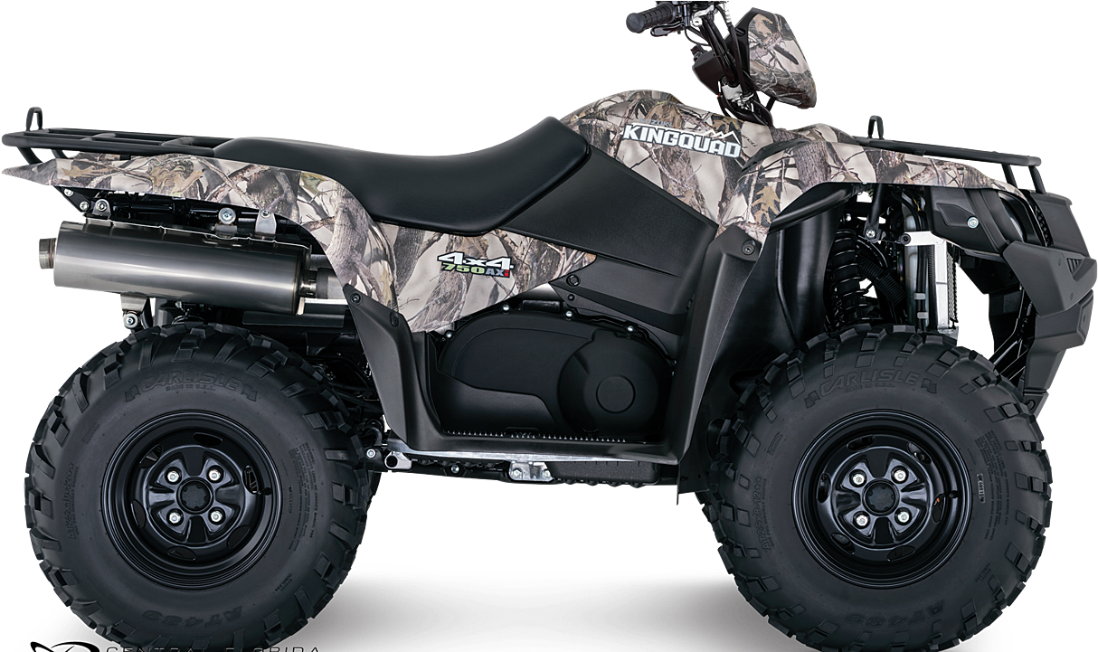 Download Atv Transparent White - 2018 Suzuki 750 King Quad PNG Image ...