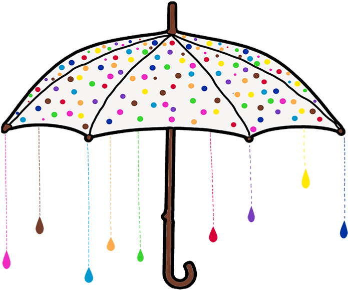Download Colorful Rain Umbrella - Umbrella PNG Image with No Background -  