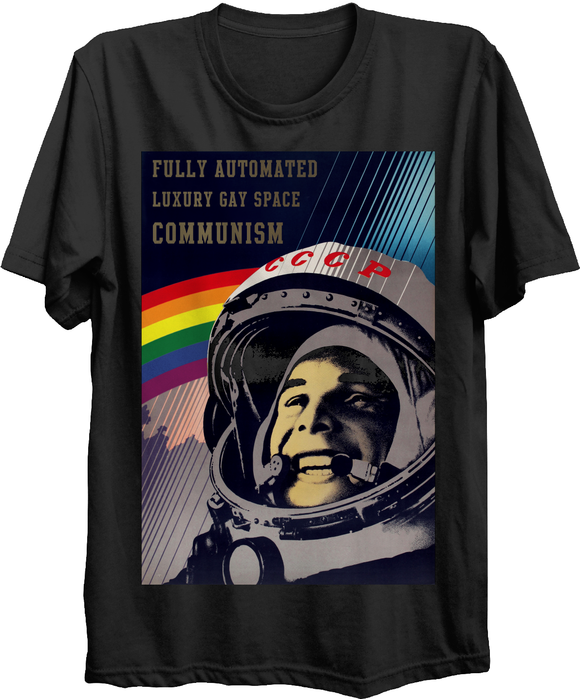 Fully automated luxury gay space communism poster