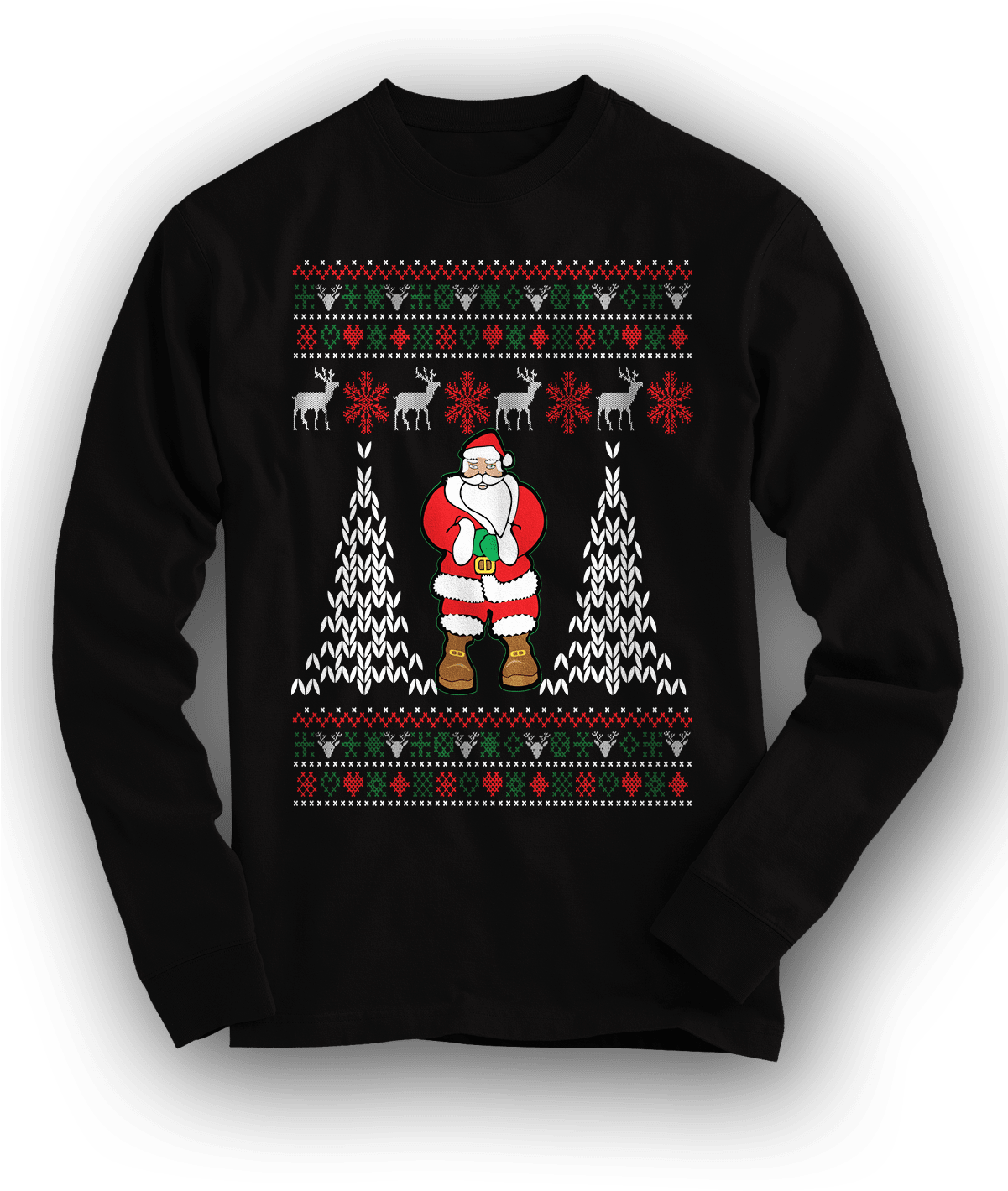 Download I Will Do Ugly Christmas Sweater Design T Shirt Png Image With No Background Pngkey Com