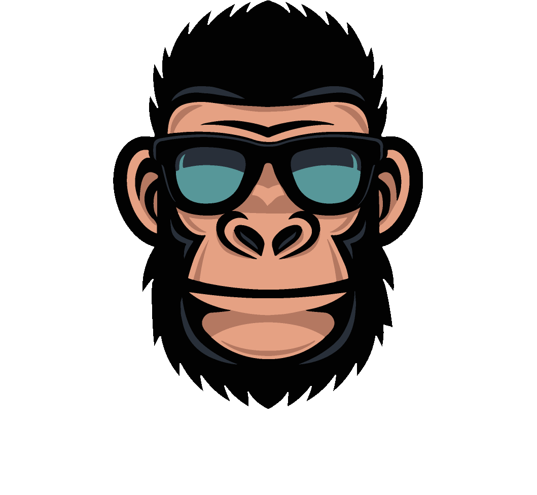 Download Simple Professional Websites For Australian Small Gorilla Cool Face Vector Png Image With No Background Pngkey Com