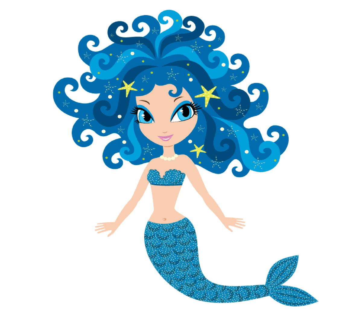 Download Charactrer - Mermaid Face Cartoon PNG Image with No Backgroud - PN...