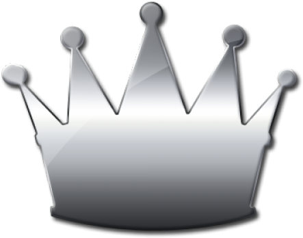 silver crown clipart