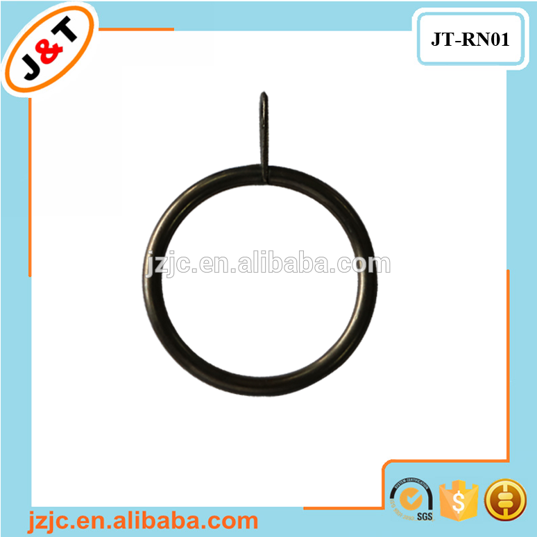 Download Curtain Rod 500mm Metal Black Curtain Eyelet Rings